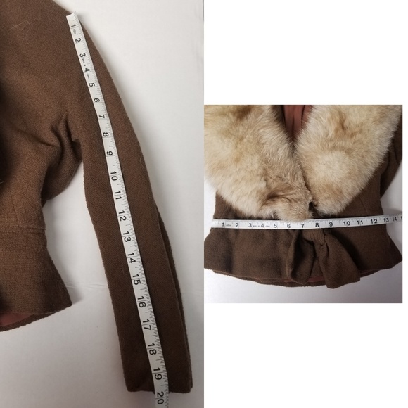 VINTAGE Icove & Young Romantique Anglo Fabrics Fur - Picture 4 of 8